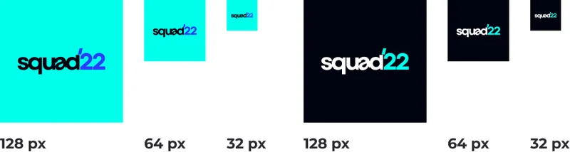 128 px · 64 px · 32 px